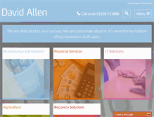 Tablet Screenshot of david-allen.co.uk